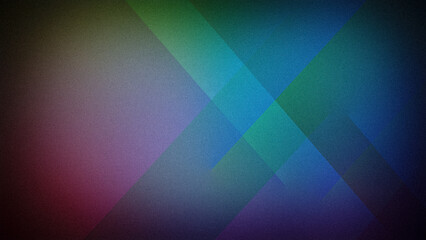 Vibrant abstract gradient with soft transitions between green, blue, purple, and dark tones. Grainy texture makes it ideal for modern backgrounds and wallpapers