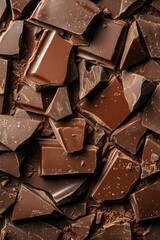 Broken chocolate bars
