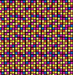 Full frame mosaic tile art decor backdrop