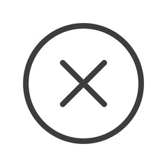 Fototapeta premium Basic UI Cornered Icons Collection - Minimalist and Functional User Interface Design