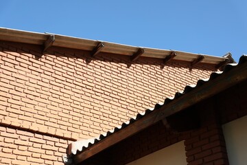 Architectural close up of a building and materials
