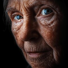 Obraz premium portrait of an old woman