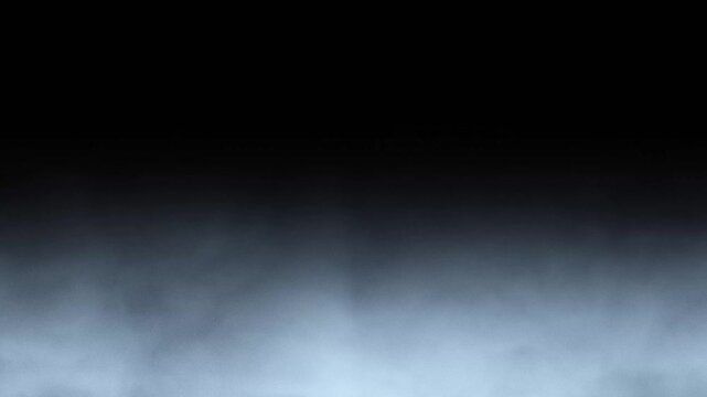 Rising Wall of Endless Smoke Fog Steam Loop on Black Background