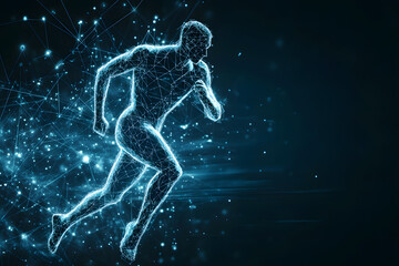 Fototapeta premium Digital transformation in motion