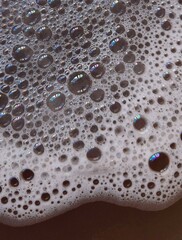 bubbly soap water surface circle background
