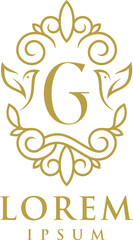 Decorative Nature Letter G Logo Template