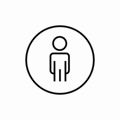 uesr employee icon sign vector