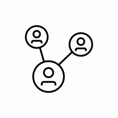 user networking icon sign vector