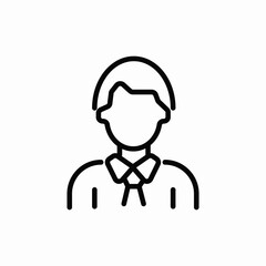 user employee icon sign vector