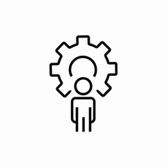 user settings icon sign vector