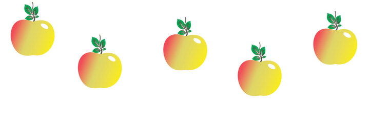 background with illustration apple