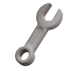 3d illustration wrench 