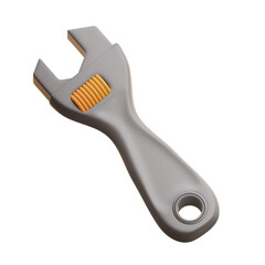 3d illustration wrench 