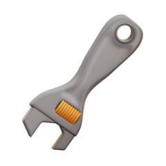 3d illustration wrench 