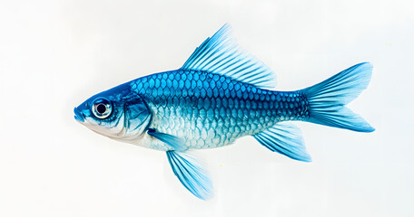 Fototapeta premium fish isolated on white background