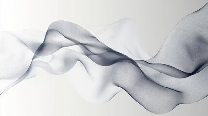 Obraz premium Abstract wavy line art design. Perfect for backgrounds, presentations, and web design.