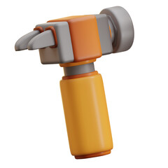 3d illustration of hammer