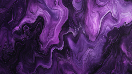 Fototapeta premium A rich purple abstract pattern with flowing, organic forms. The smooth lines and deep hues create a dramatic, dynamic texture, evoking a sense of mystery.