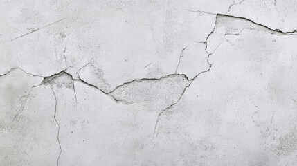 Obraz premium A smooth, polished concrete wall with faint hairline cracks. The light gray surface has a sleek, modern feel, with minimal imperfections and gentle variations in tone.