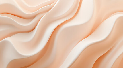 Obraz premium A soft peach organic pattern with smooth, rounded shapes. The flowing forms and subtle gradients create a gentle, warm texture, evoking calm and balance.