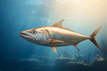 Naklejka premium fish in the sea