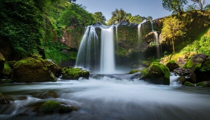 Long exposure of waterfall