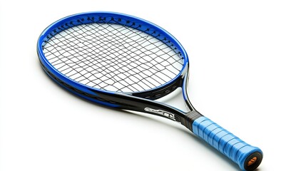 Tennis racket, on the white background