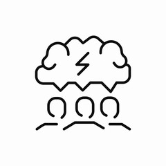 team brainstorm icon sign vector