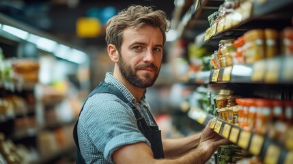 Retail staff restocking shelves during a major sale event