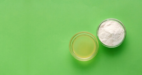 Baking soda with lemon lime juice to speed up metabolism - Citrus latifolia.