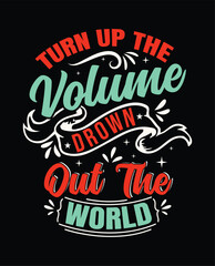 musical typography t shirt design , instrumental based typography t shirt designs, typography design template with gradient background and instruments guitar, acoustic guitar, banjo