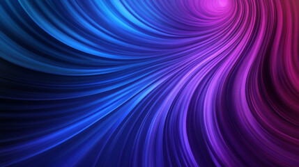 Obraz premium A gradient background moving from cobalt blue to rich purple, with swirling lines radiating outward from the center. The fluid lines add a dynamic, flowing energy to the design.