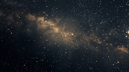 Obraz premium Mesmerizing Galaxy Filled with Twinkling Stars against a Captivating Black Background