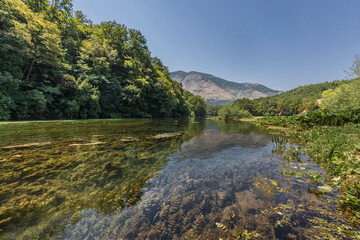 Blue eye spring near Sarande, Albania