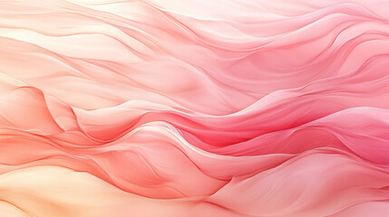 A warm gradient blending shades of coral pink and soft gold, with liquid waves rippling gently for a soft, elegant look.