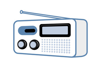 非常時　ラジオのイラスト
