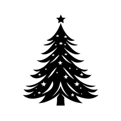 Obraz premium Christmas Tree And Decoration isolated on Transparency Background, Generative AI
