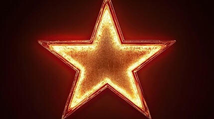 Glowing star line with radiant light effect on a black background, creating a dynamic and luminous visual effect.