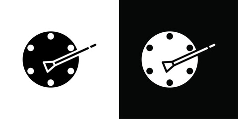 palette color icon Vector flat thin line illustration © Petsscouts