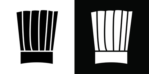 toque icon Vector flat thin line illustration