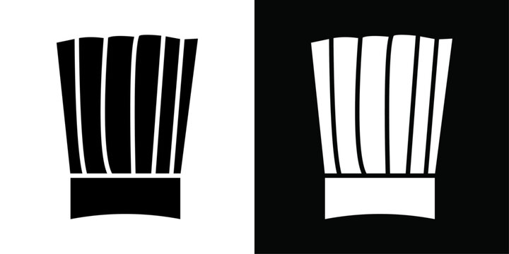 toque icon Vector flat thin line illustration