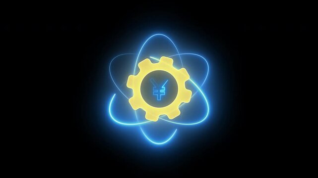 Core Value concept for the clearly stated principles about the organization's vision, mission, and principles. Glowing neon line of Core Value icon isolated on transparent background.