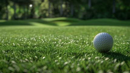 Obraz premium golf ball on the grass