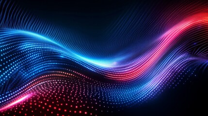 Obraz premium Abstract Wave of Light.