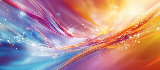 Backdrop with vibrant colors and abstract designs creating a visually stimulating environment for creative projects and presentations