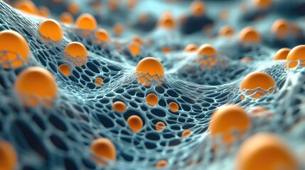 2d illustration of a membrane sheet layer