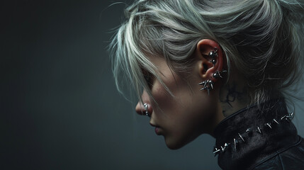 Fototapeta premium 大量のピアス