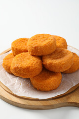 Fried mozzarella, tasty and delicious food, delicious fried food