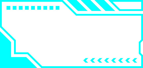 Blue control panel abstract modern technology futuristic interface hud