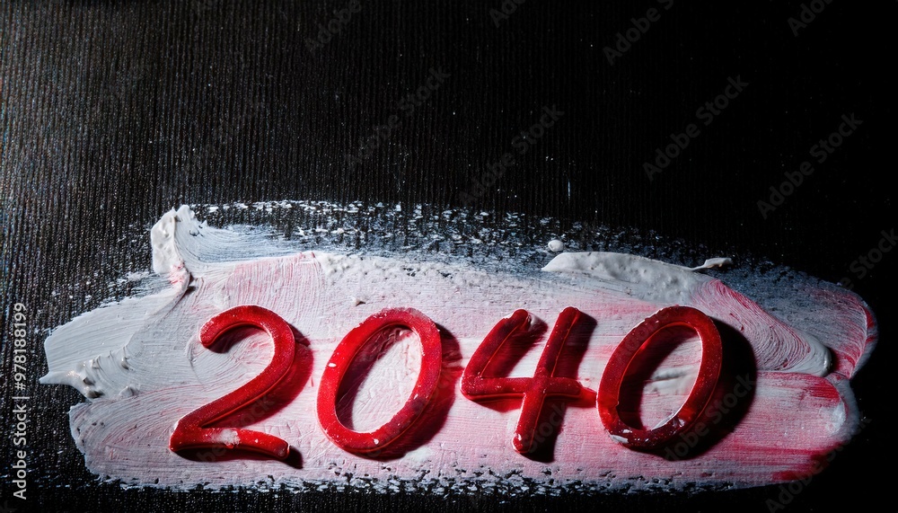 Sticker future vision: the year 2040 in art